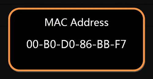 MAC地址图片
