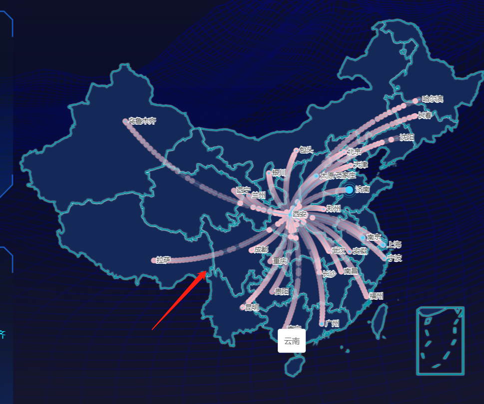 vue echart map:发散地图去掉发散动效(提高速率防卡顿特殊要求) 