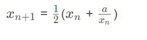  用迭代法求x=。求平方根的迭代公式为