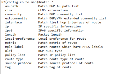 route-map的原理及简单应用[通俗易懂]