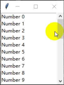 Python Tkinter Scrollbar滚动条 - 廿九九 - 博客园