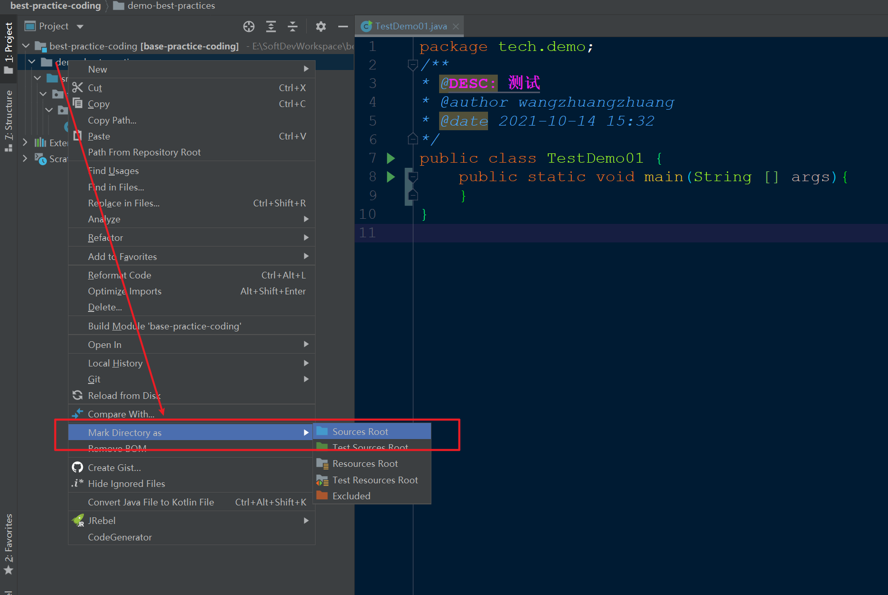 IDEA中出现java file outside of source root Felix_Openmind 博客园