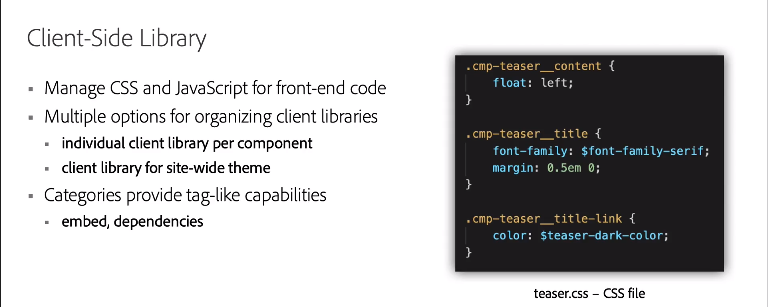 Client-Side Libraries