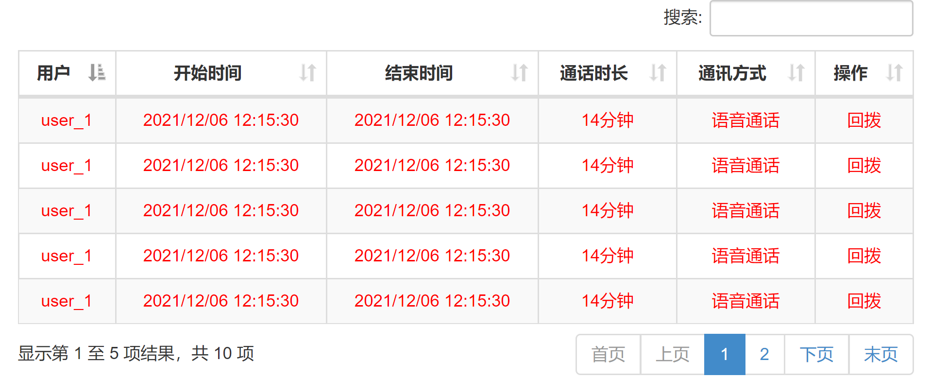 jquery dataTable - 我の前端日记 - 博客园