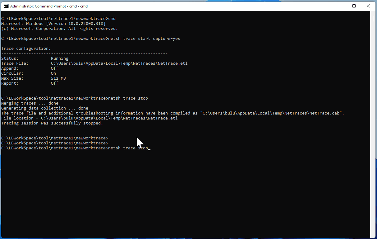 【Azure 环境】在Windows环境中抓取网络包(netsh trace)后，如何转换为Wireshark格式以便进行分析第1张