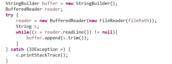 输入文件异常的处理