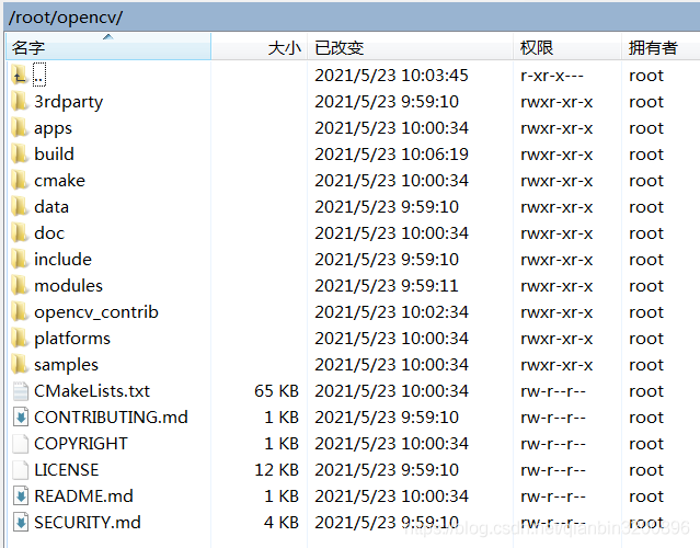 centos7-opencv4-5-0