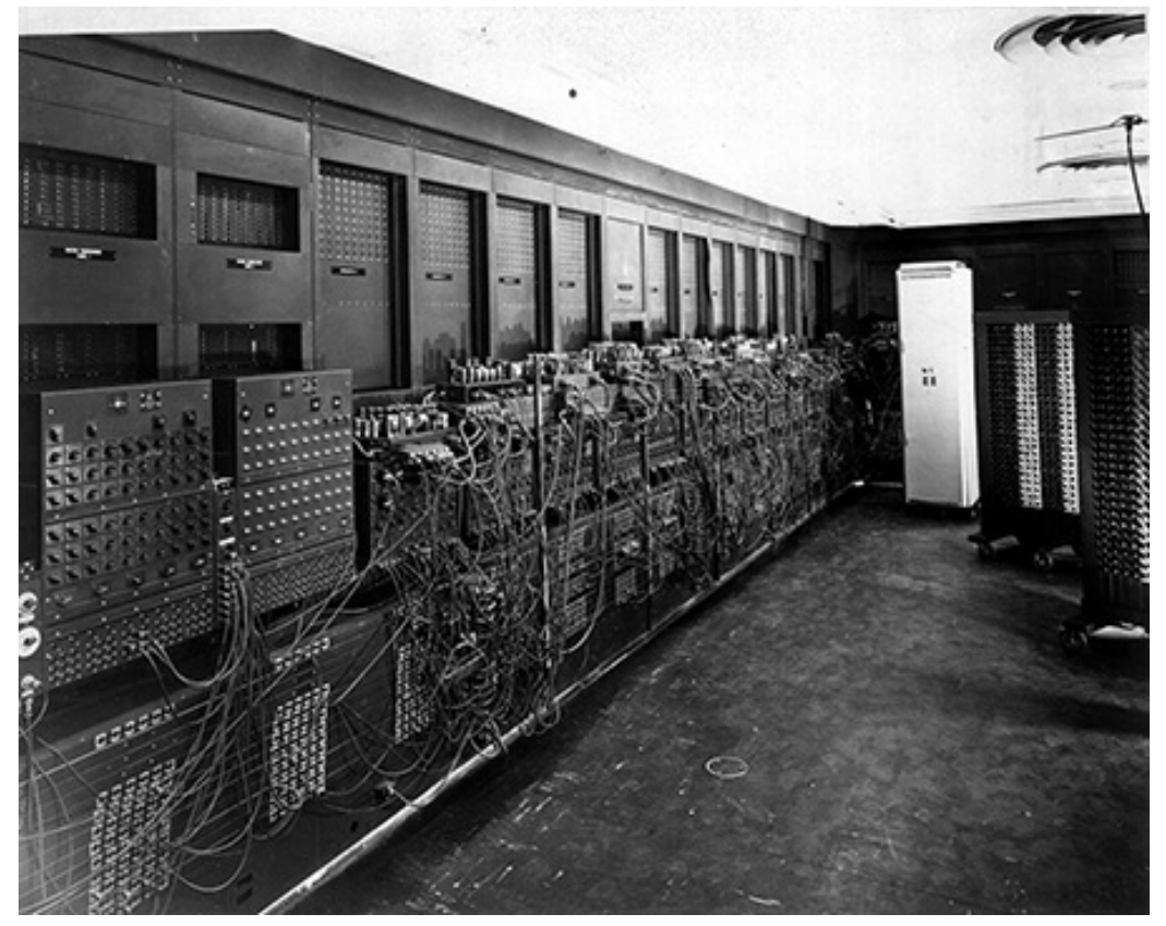 FIGURE 1.5 The ENIAC, a World WarII–era computer