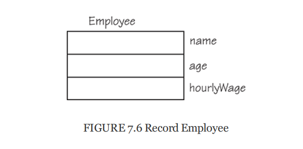 FIGURE 7.6 Record Employee