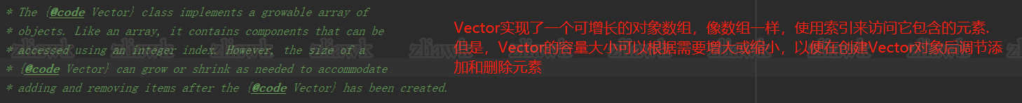 Vector注释-1