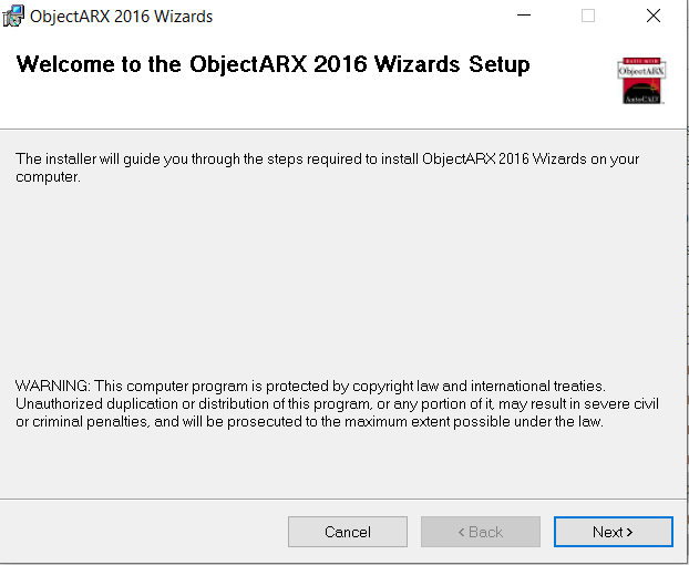 ObjectARXWizard安装1