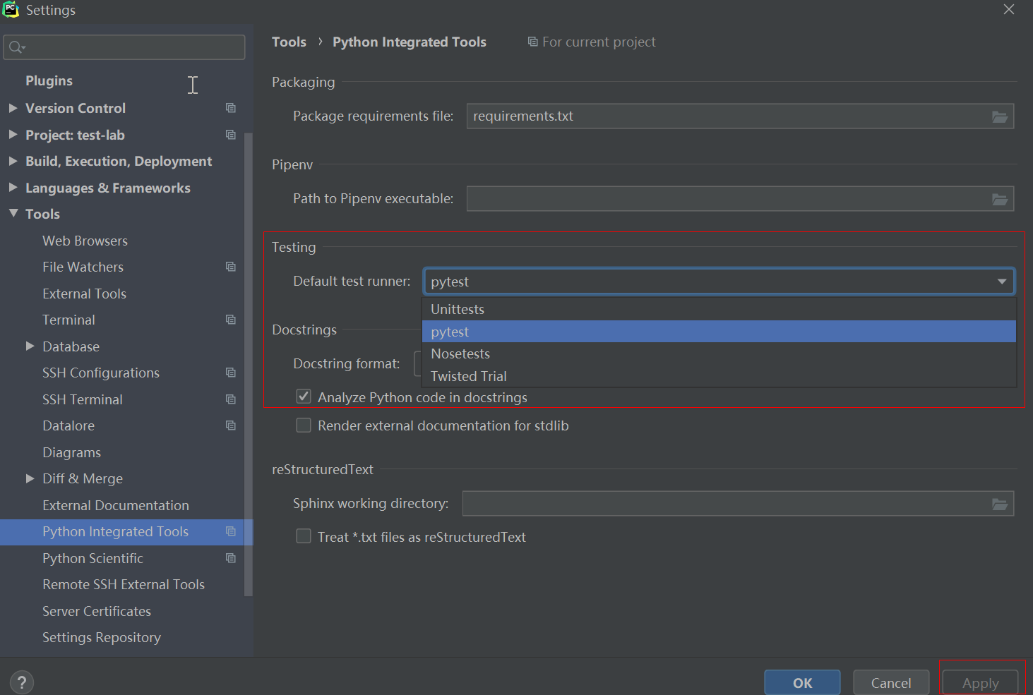 pycharm-pytest-run-pytest-in-xxx-run-run-xxx