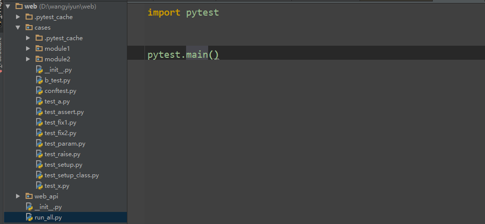 Pytest Main Examples