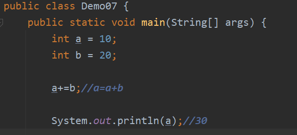 扩展赋值运算符