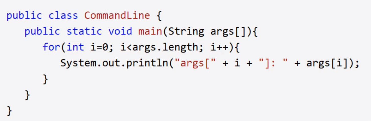命令行传参语法