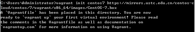 vagrant初始化