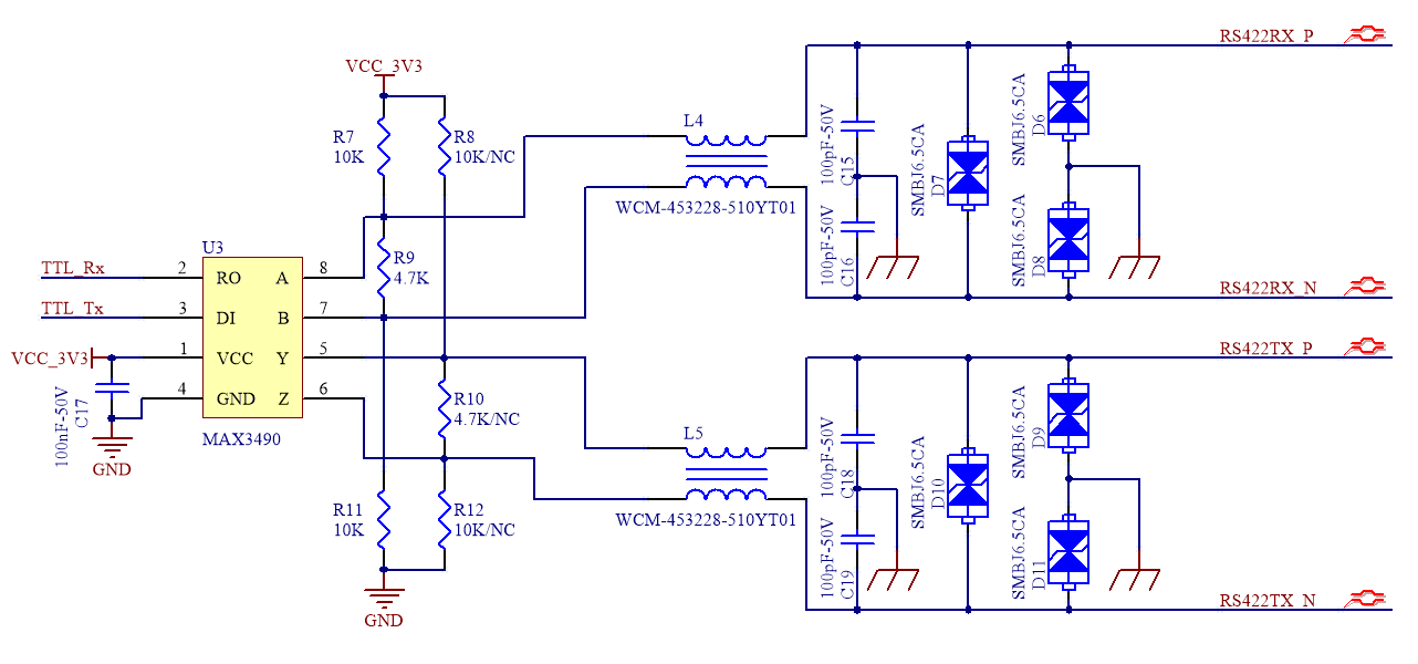 rs422芯片原理图图片