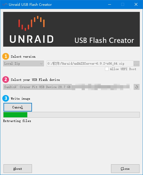 Unraid_USB_Flash_Creator