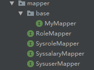 map per 
O MyMapper 
O RoleMapper 
O SysroleMapper 
O SyssalaryMapper 
O SysuserMapper 