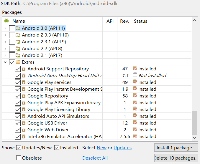 <span role="heading" aria-level="2">Android SDK下载安装及环境配置