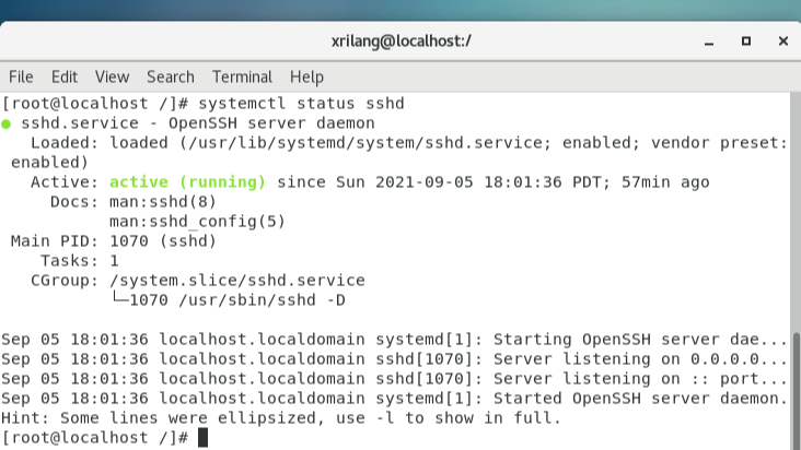 【CentOS】检查系统是否安装OpenSSH