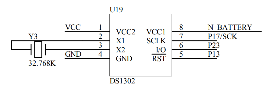 DS1302原理图