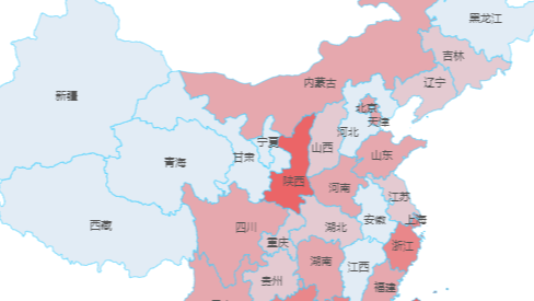 echart实现实时疫情图
