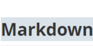 Markdown基础语法