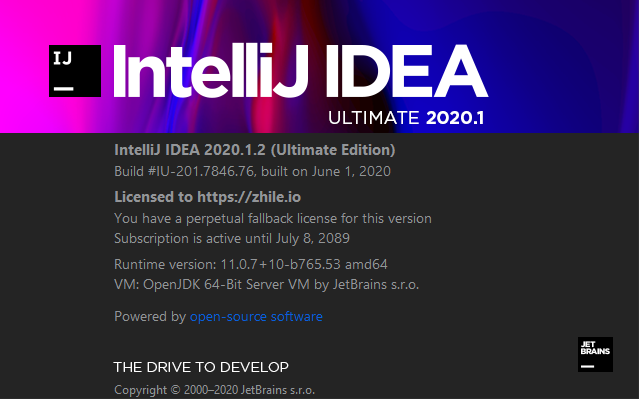 JetBrains系列IntelliJ IDEA、GoLand等 2020.1.2最新破解激活方法（没有下载链接） 