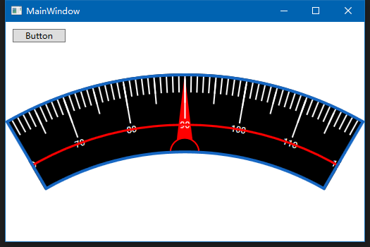 c# wpf 条状刻度线，仪表盘的做法第1张