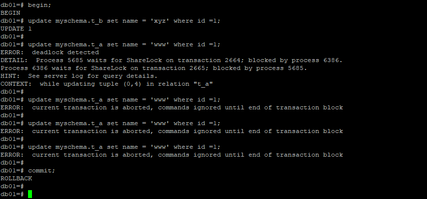 mysql deadlock timeout