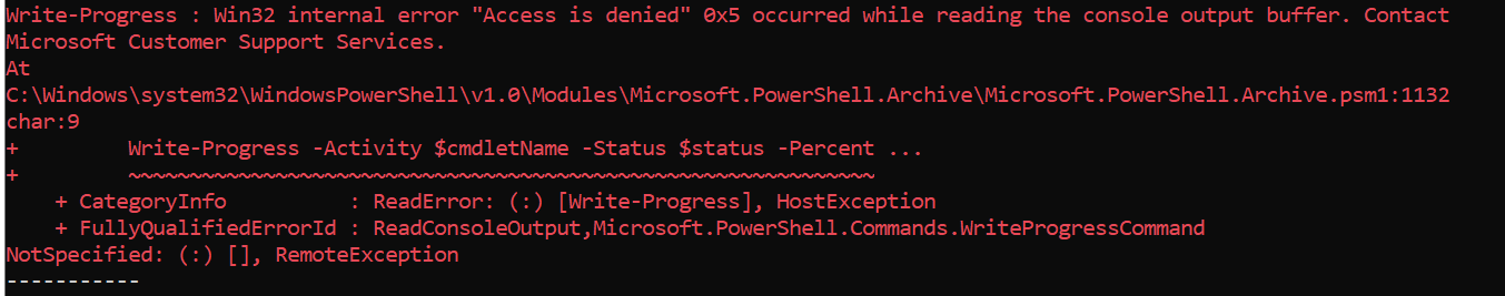 如何禁用powershell 的错误输出 - LearningAlbum - 博客园
