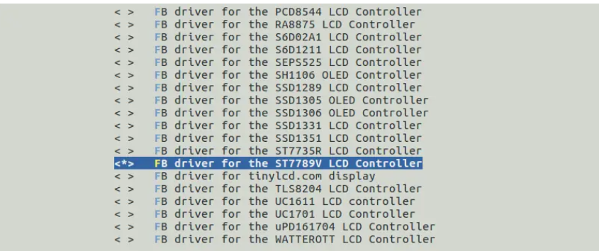 小白自制Linux开发板 六. SPI TFT屏幕修改与移植第7张