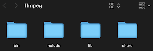 FFmpeg目录结构