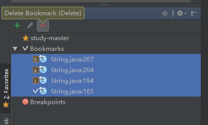 Intellij idea代码书签工具如何使用
