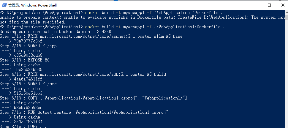 VS2019启用Docker支持的坑第8张