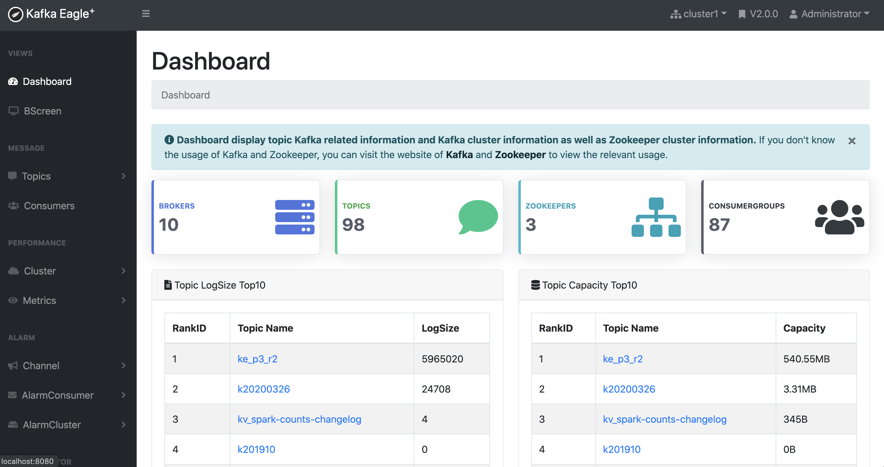 Kafka Eagle V2.0.0新版预览第4张