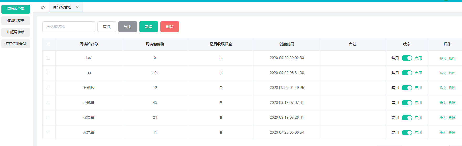 生鲜配送ERP系统_对配送过程中的周转物应用设计与思考【Java 开源版】杭州生鲜配送系统_升鲜宝_SaaS全链路生鲜供应链管理系统_升鲜宝_15382353715第1张