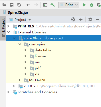 Java 打印Excel工作表