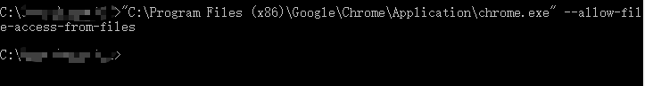 谷歌chrome浏览器本地文件跨域配置不生效第4张