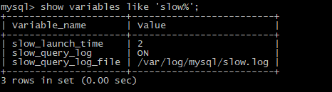 [MySQL]开启慢查询日志以及未使用索引SQL日志 