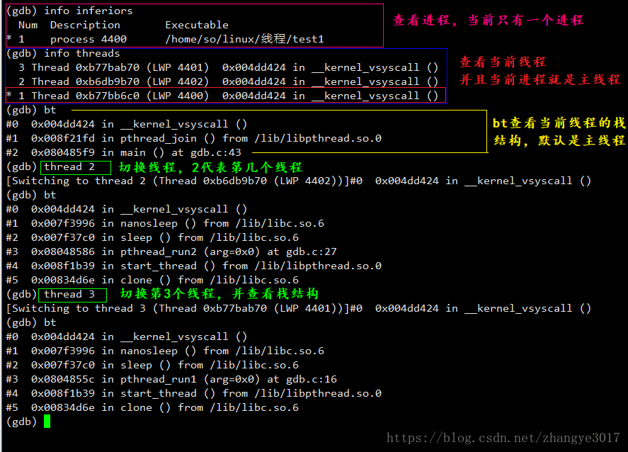 线程的查看以及利用gdb调试多线程第4张