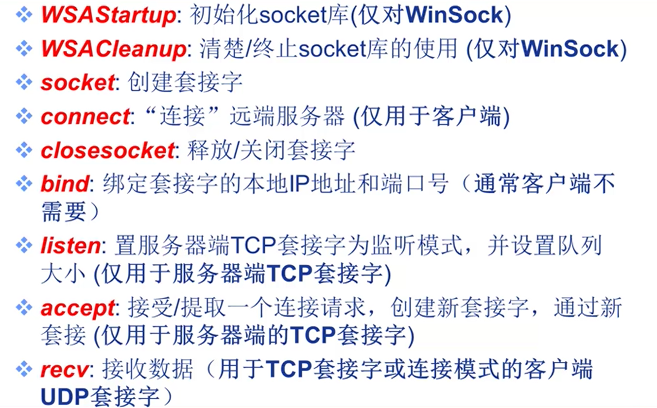 Socket编程-应用编程接口（API）--套接字（及其函数介绍）_socket api-CSDN博客