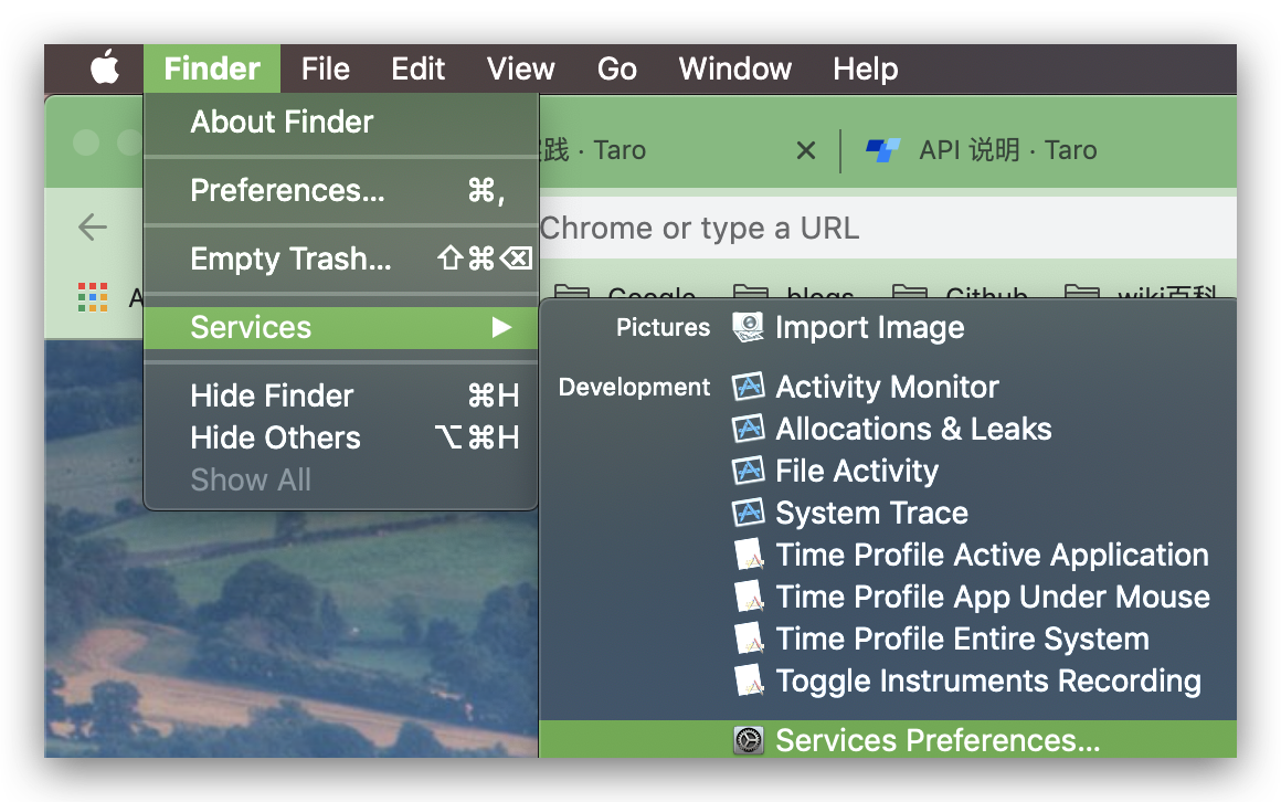 mac open terminal in current folder