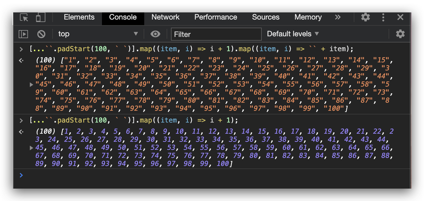 js no for loop &amp; 100 Array &amp; Uint8Array &amp; Typed Arrays All In One