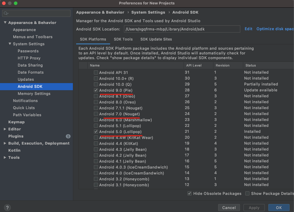 setting up github android studio 2012