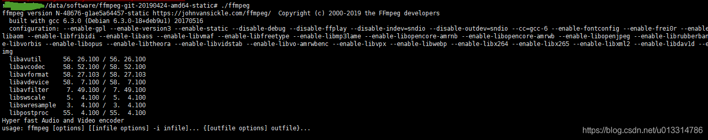 linux ffmpeg static builds
