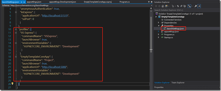 Asp Net Core Launchsettings Json Sir