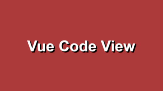 [个人开源]vue-code-view:一个在线编辑、实时预览的代码交互组件