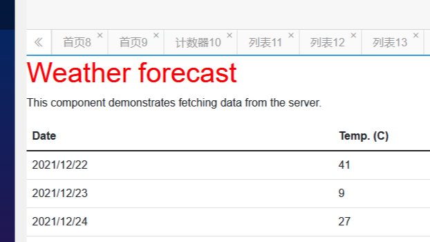 Blazor Webassembly多标签页实现非iframe的实现